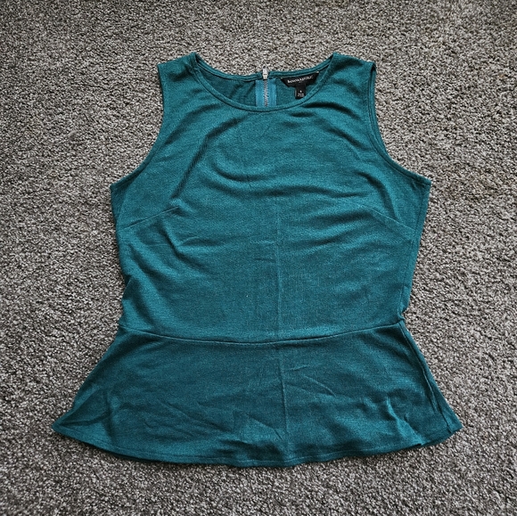 Banana Republic peplum top emerald green small - Picture 1 of 3
